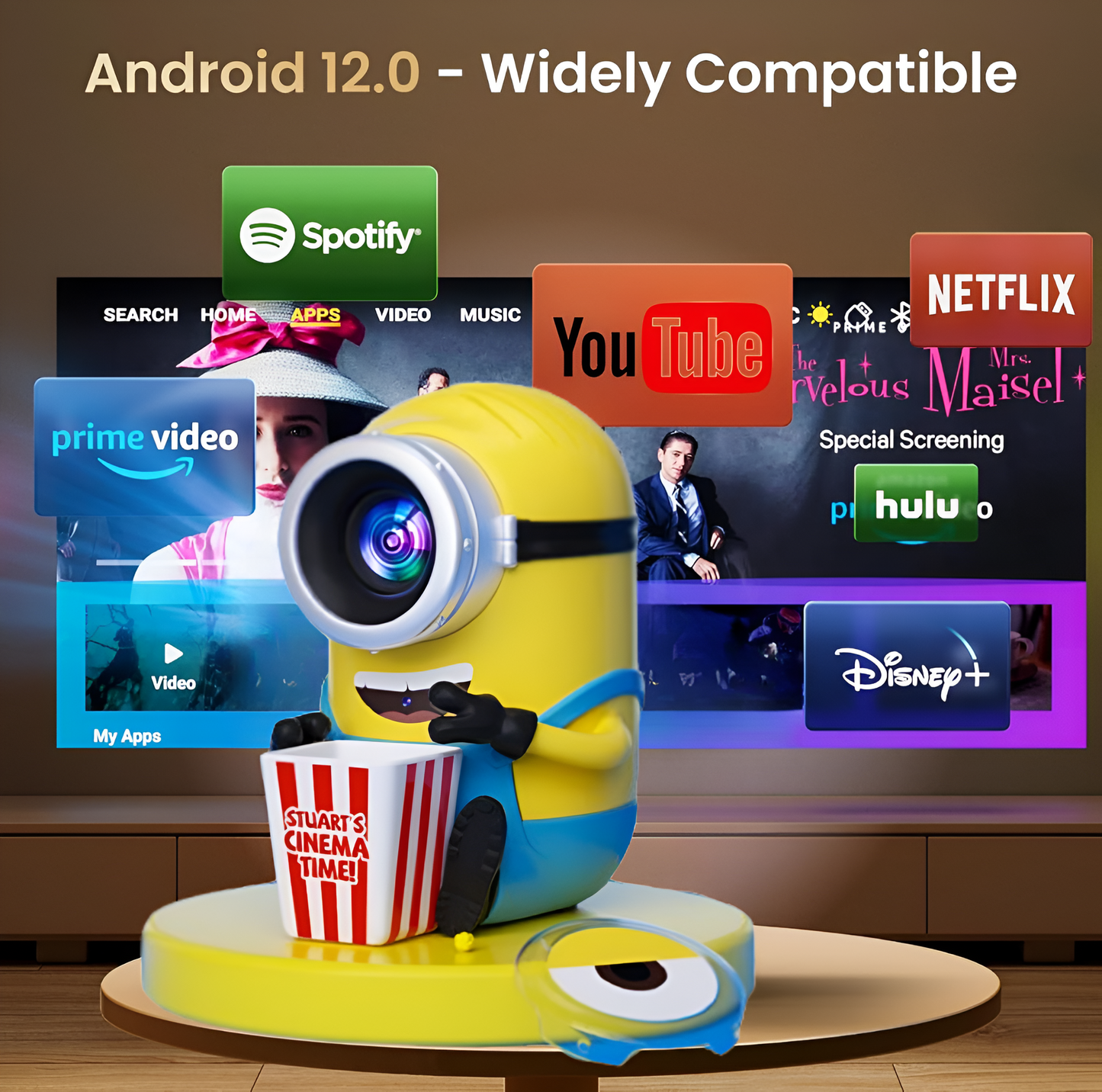 BananaPro™ Projector 4K 1080P Full HD