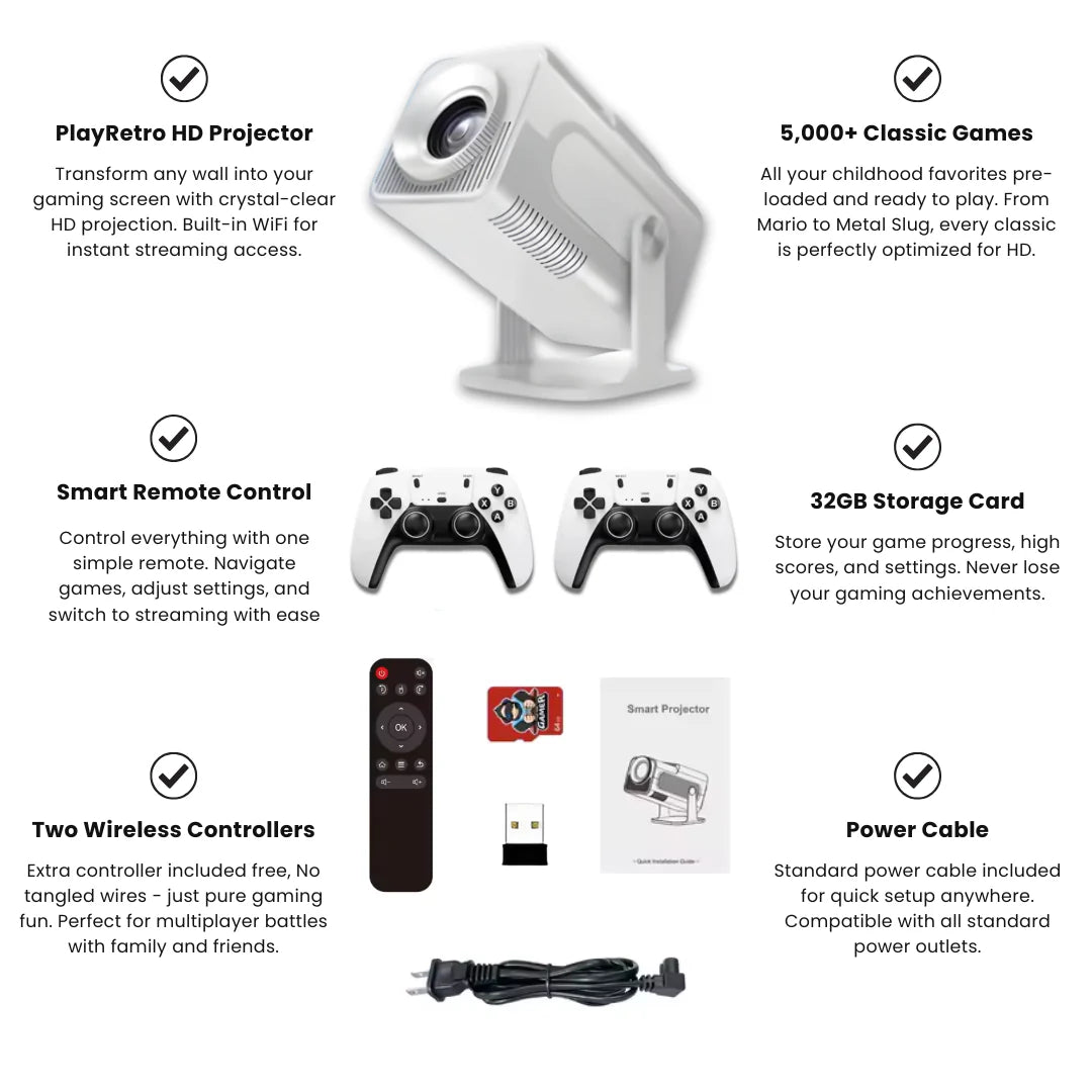 PlayRetro™ Game Projector